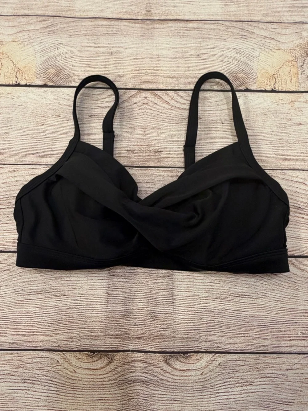 Athleta Black Bikini Top - 34 B/C